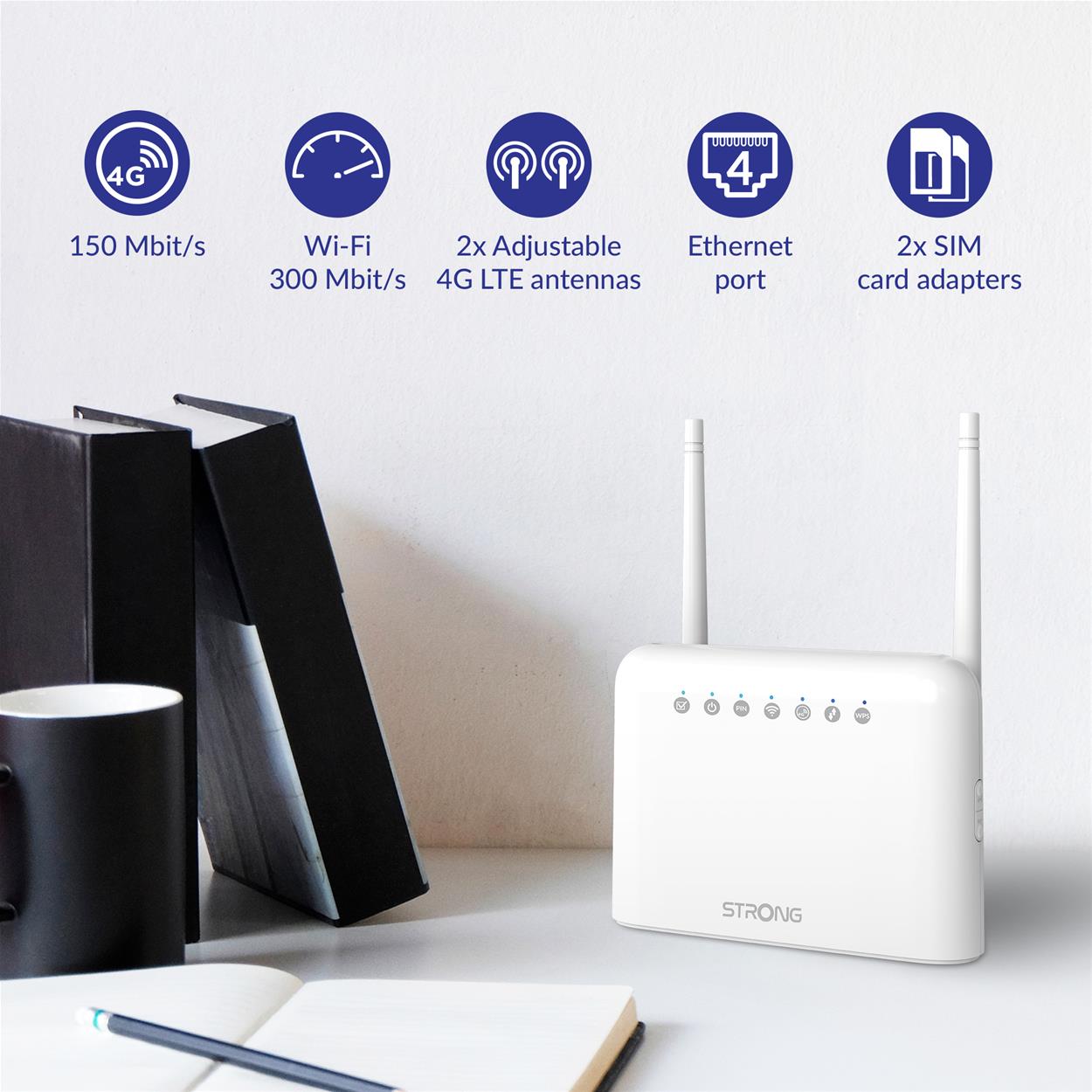 Wi-Fi Router STRONG 4GROUTER350