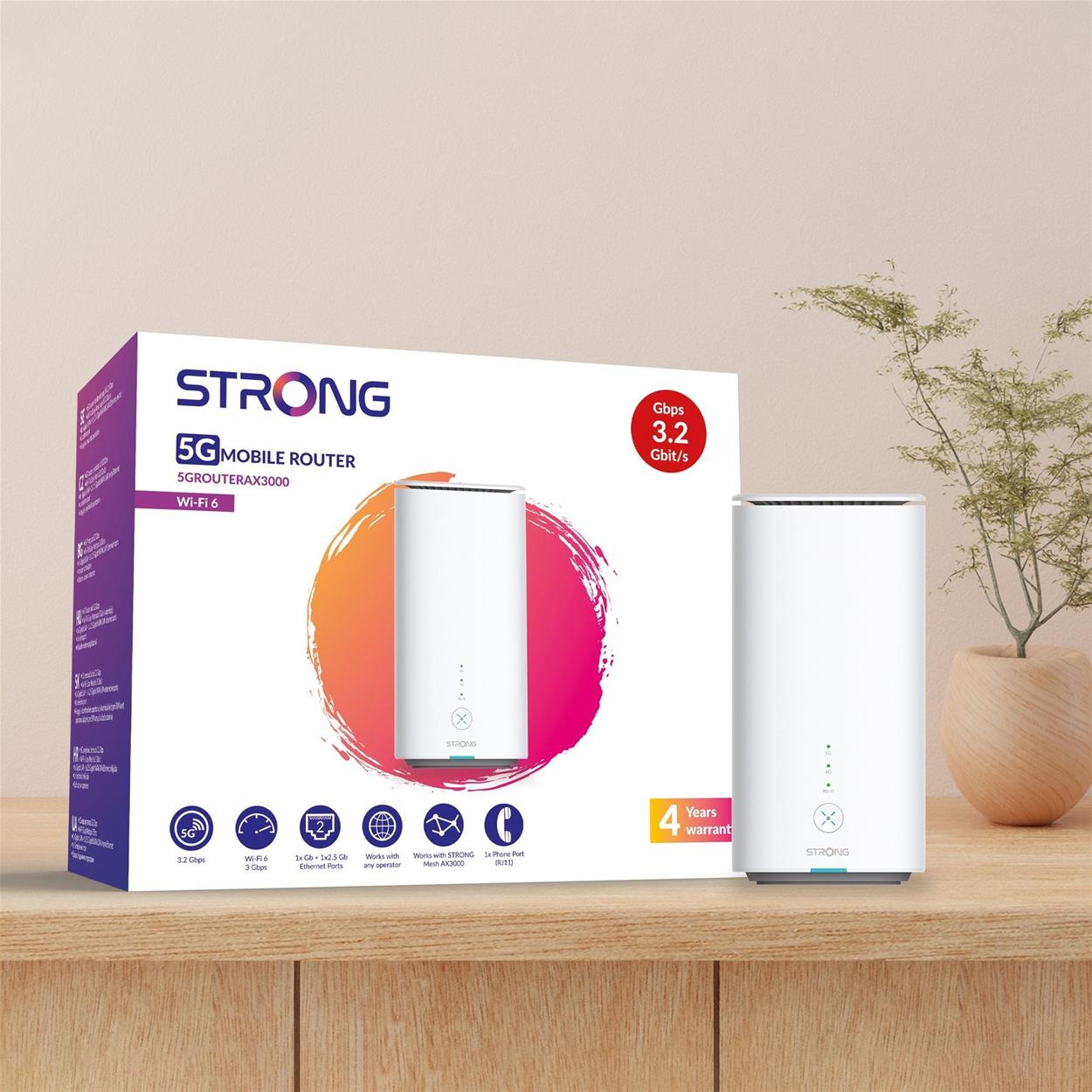 Wi-FI router STRONG 5GROUTERAX3000