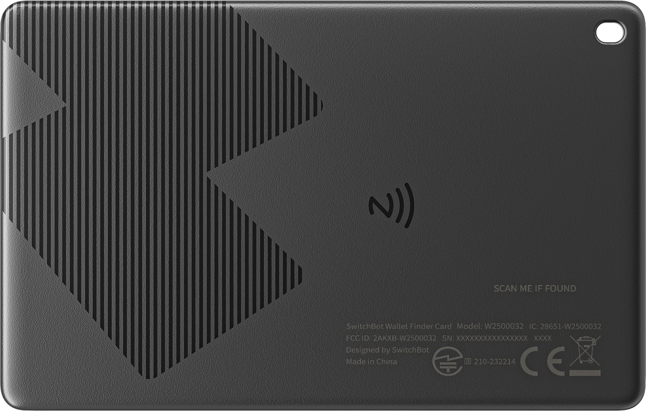Bluetooth lokalizační čip SwitchBot Wallet Finder Card