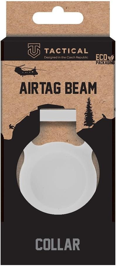 Tactical Airtag Beam Collar White