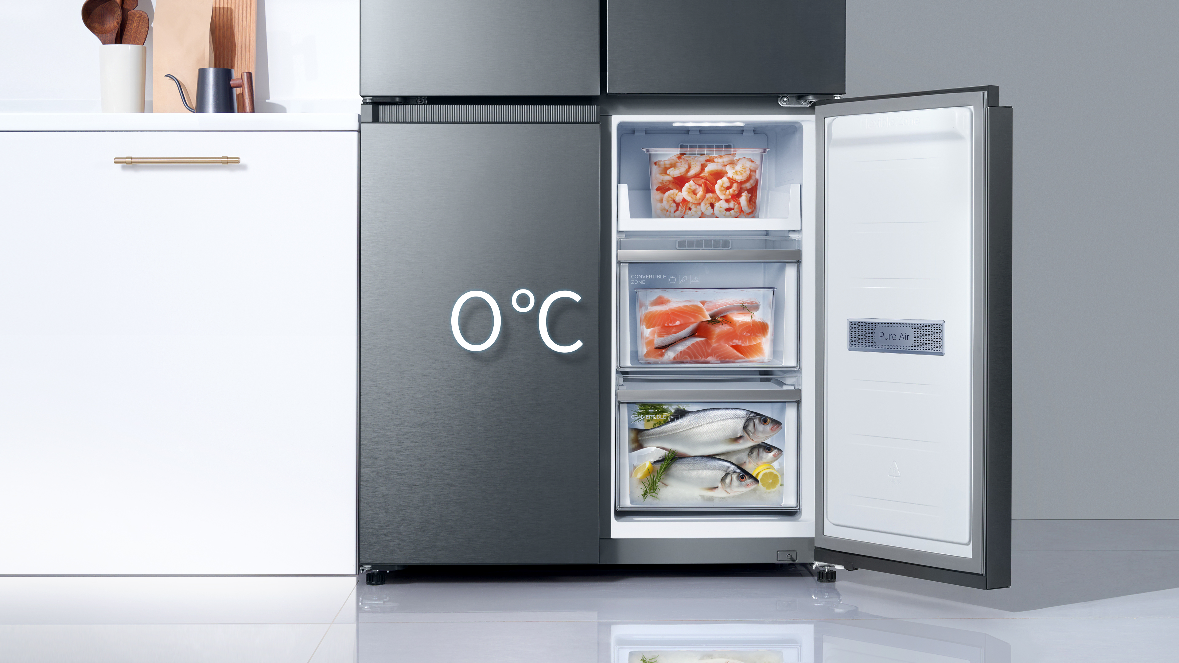 TCL RC521CXE0 American refrigerator