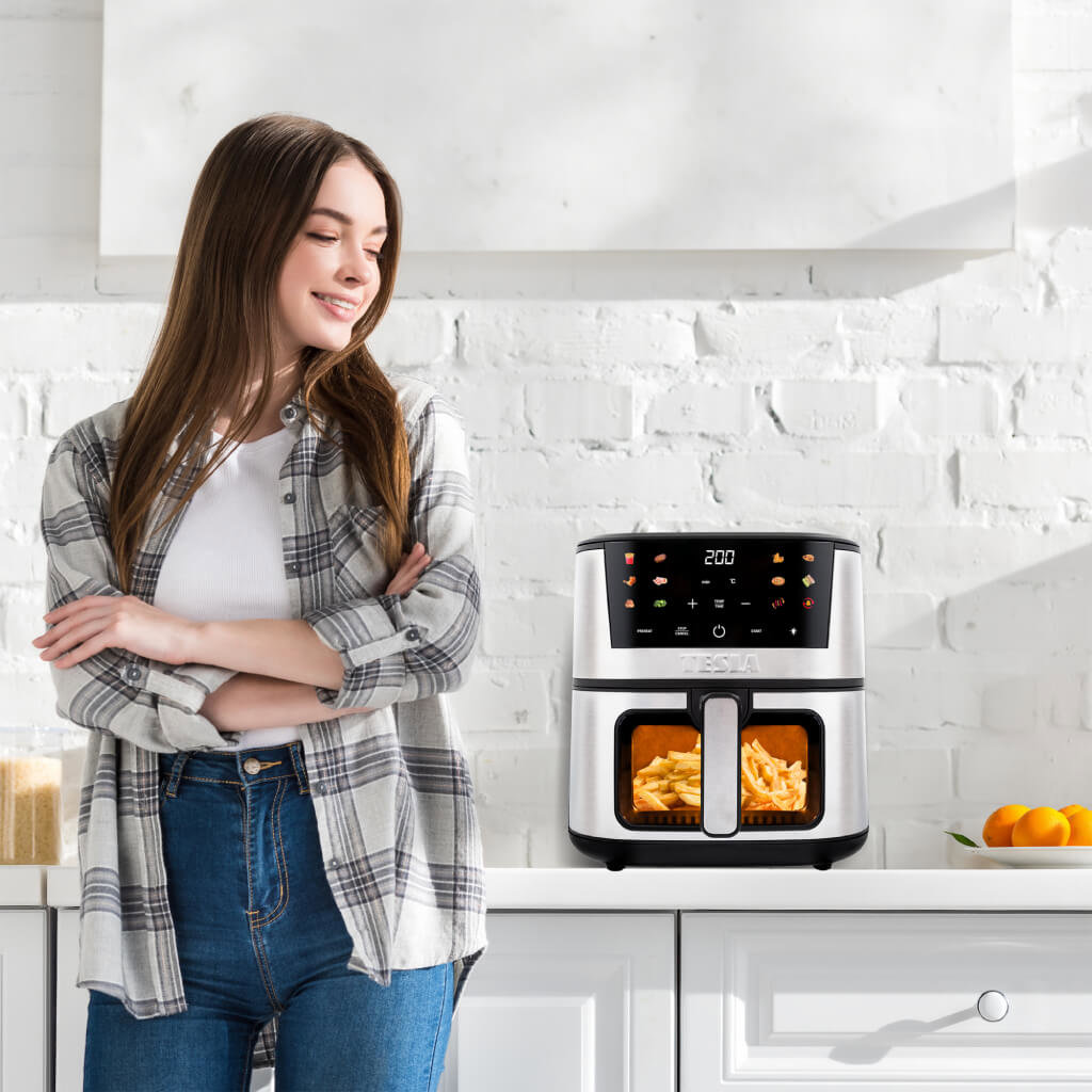 Horkovzdušná fritéza TESLA AirCook Q60 XXL Pro