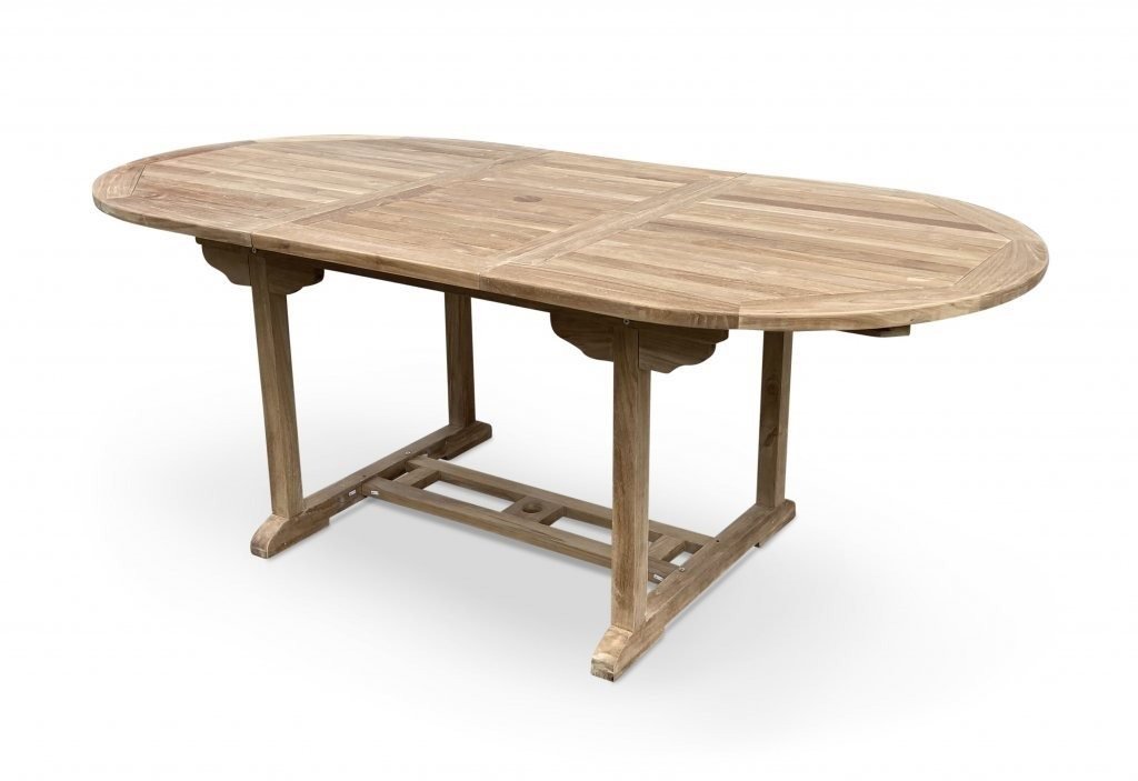 Garden table NOELA Oval garden table ALFI, teak 200 cm