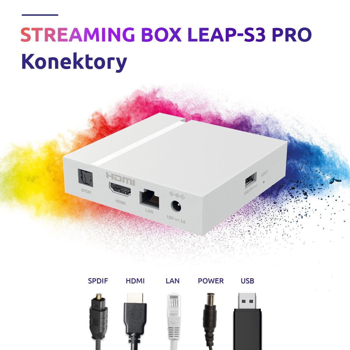 Multimedilne centrum STRONG LEAP-S3+V2