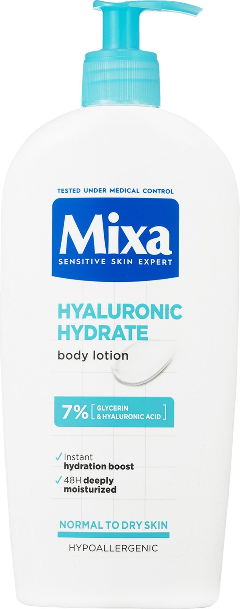 Tělové mléko MIXA Hyaluronic Hydrate Body Lotion 400 ml
