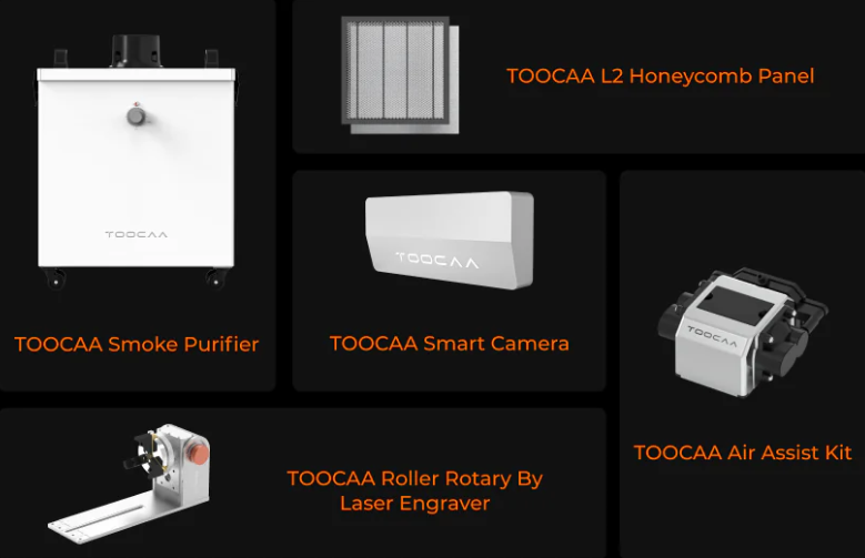 Gravírovací stroj TOOCAA L2 laser gravírovač & Cutter 20W