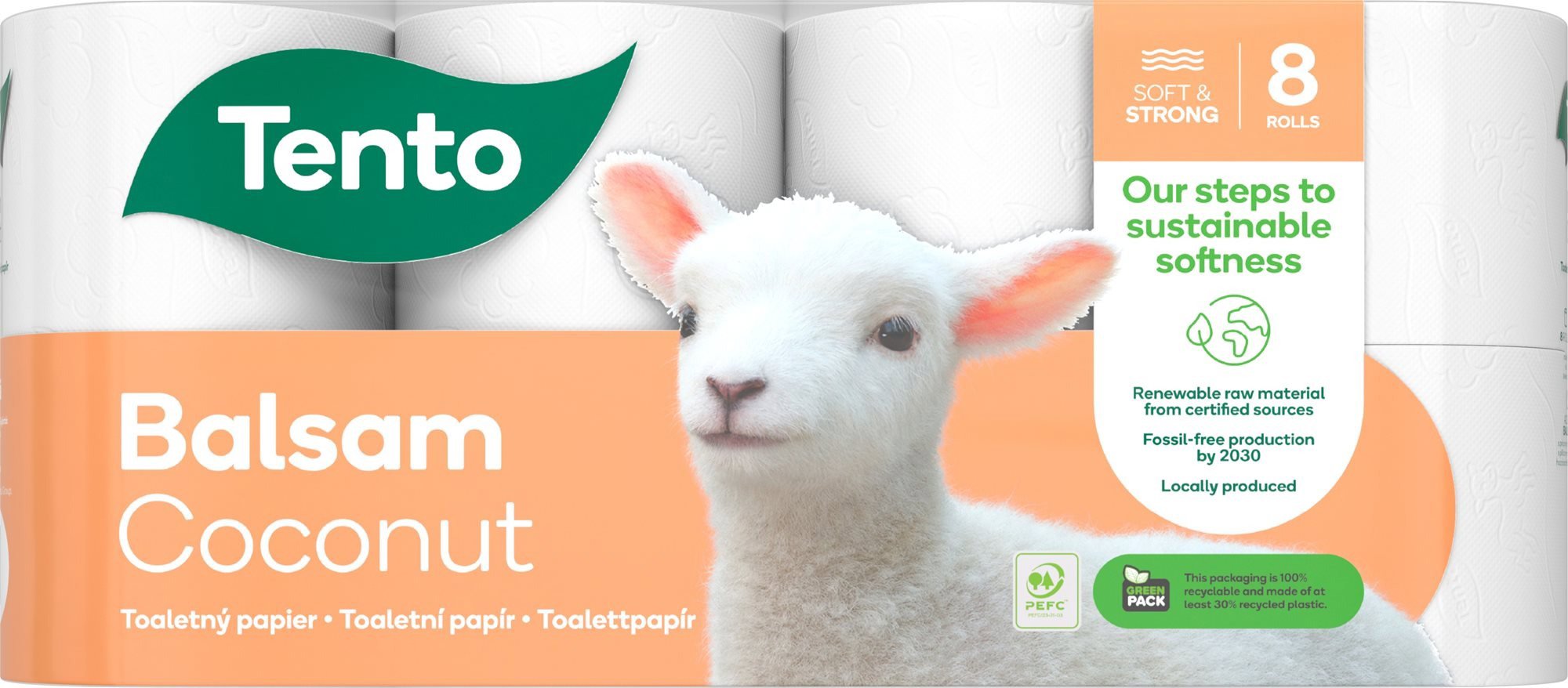 Toaletní papír TENTO Balsam Coconut (8 ks)