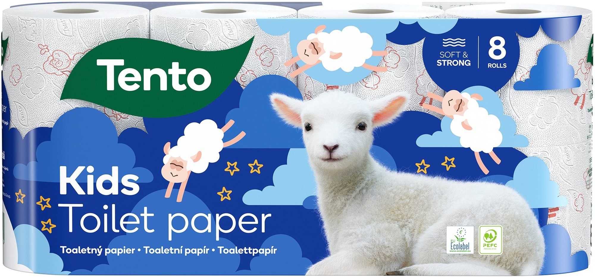 Toaletní papír TENTO Kids (8 ks)