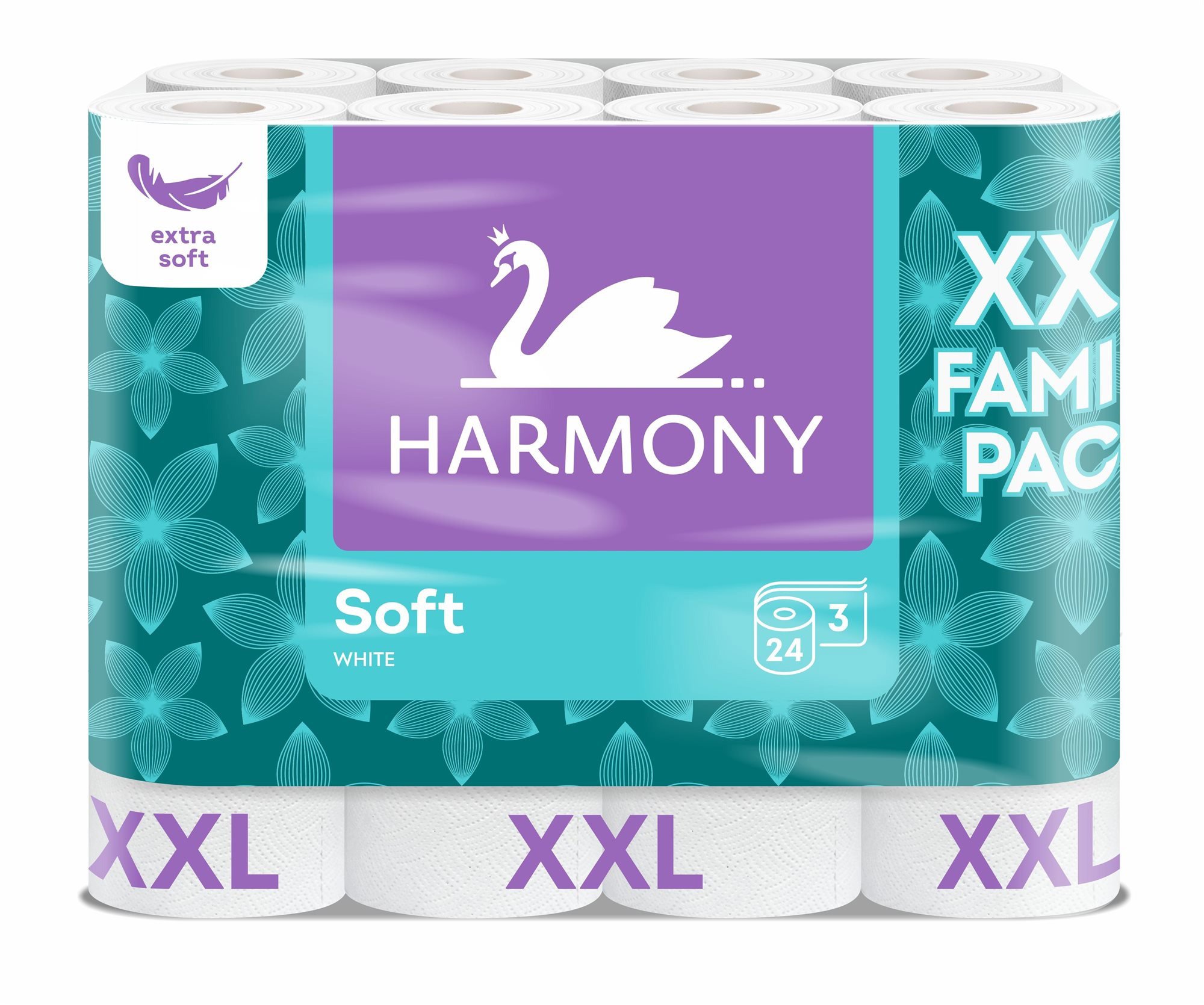 Toaletní papír HARMONY XXL Family Pack (24 ks)