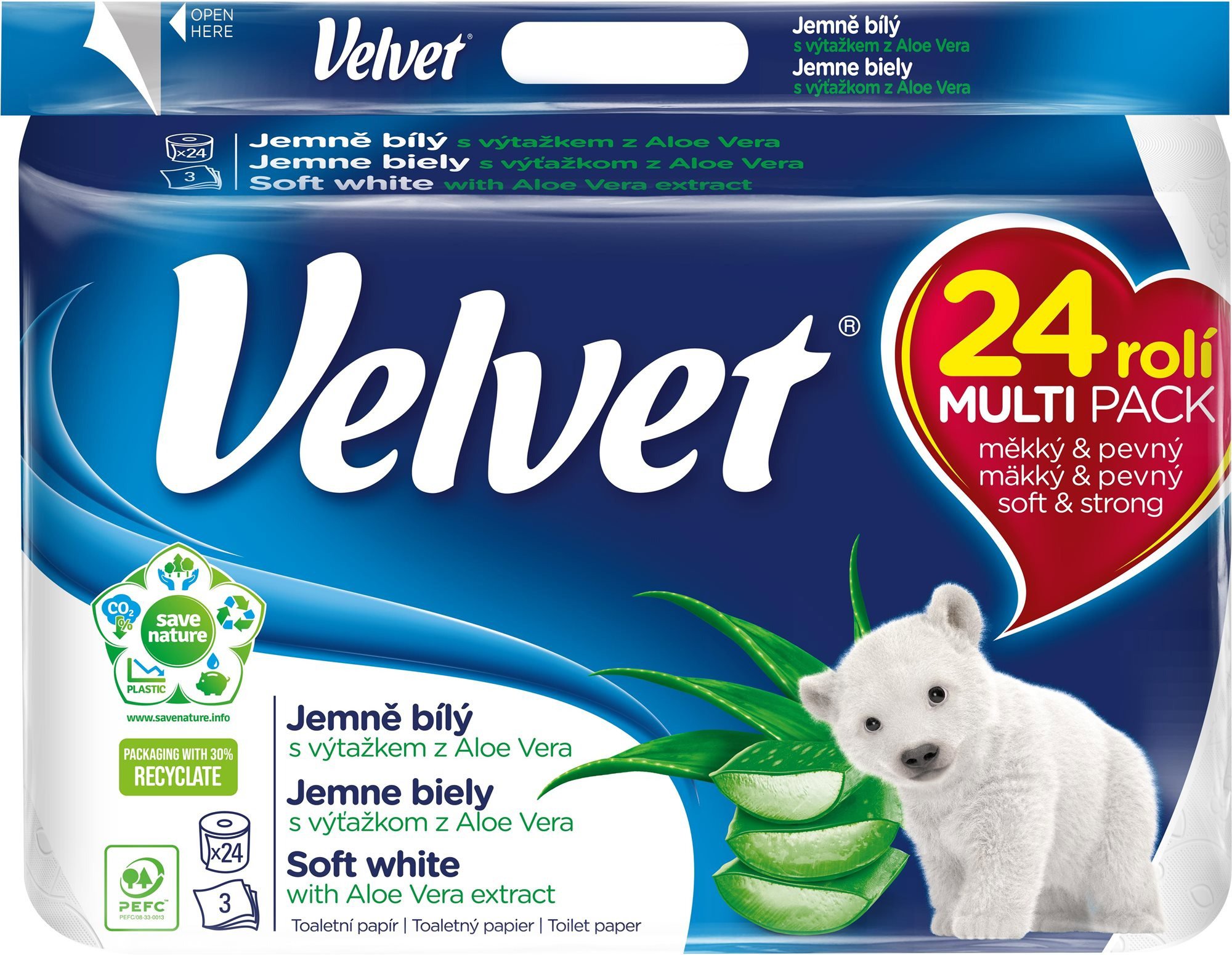 VELVET Soft White (24 pcs)