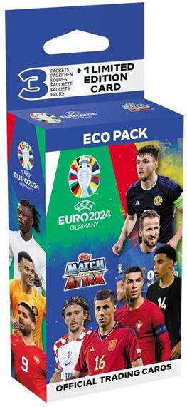 Zberateľské karty Topps Eco Pack kariet Euro 2024