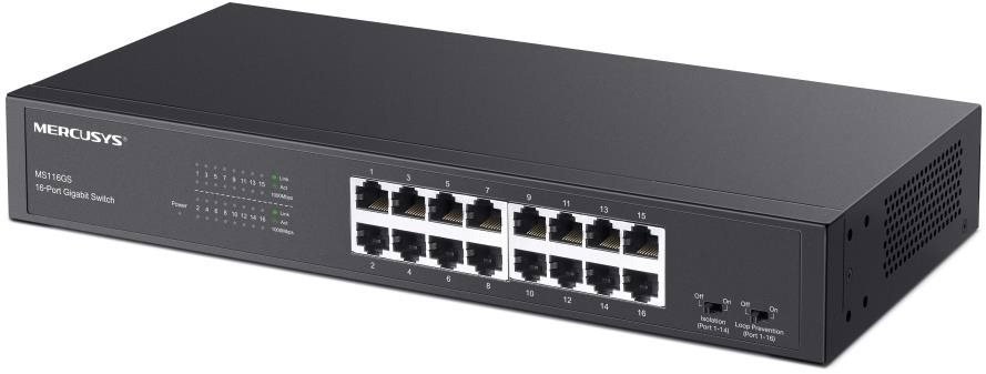 Schalter Mercusys MS116GS, 16Port, Gigabit