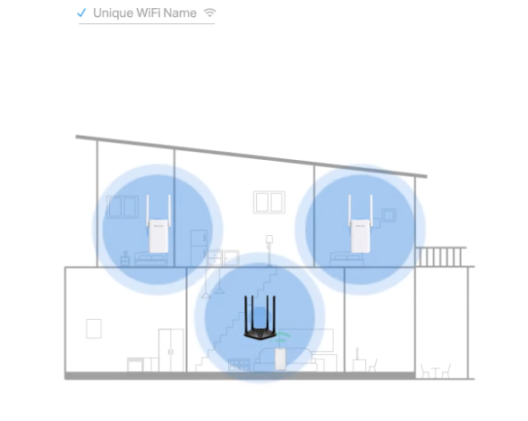WiFi-Verlängerungsgerät Mercusys ME80X AX3000 Wi-Fi 6