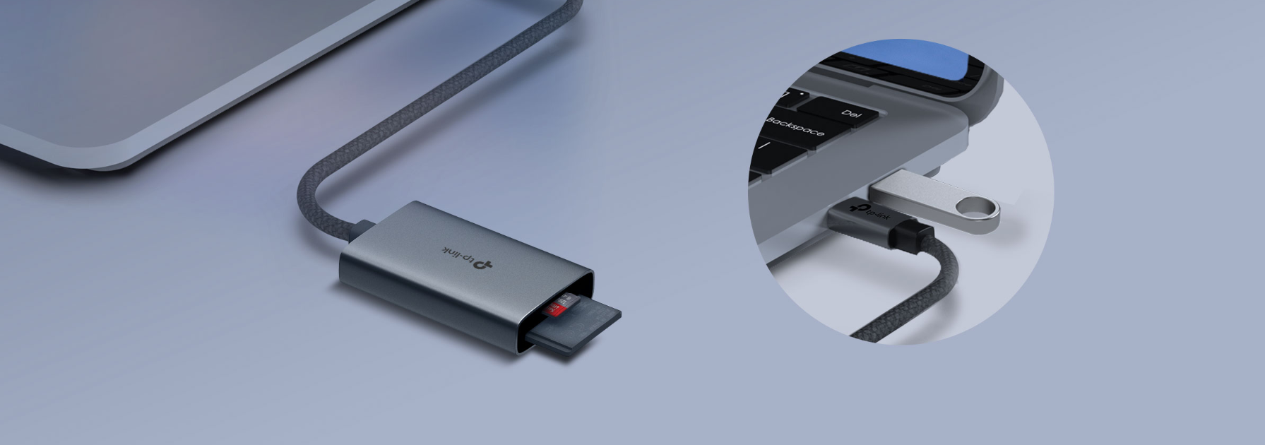 TP-Link UA440C Kartenleser, USB-C zu SD/microSD