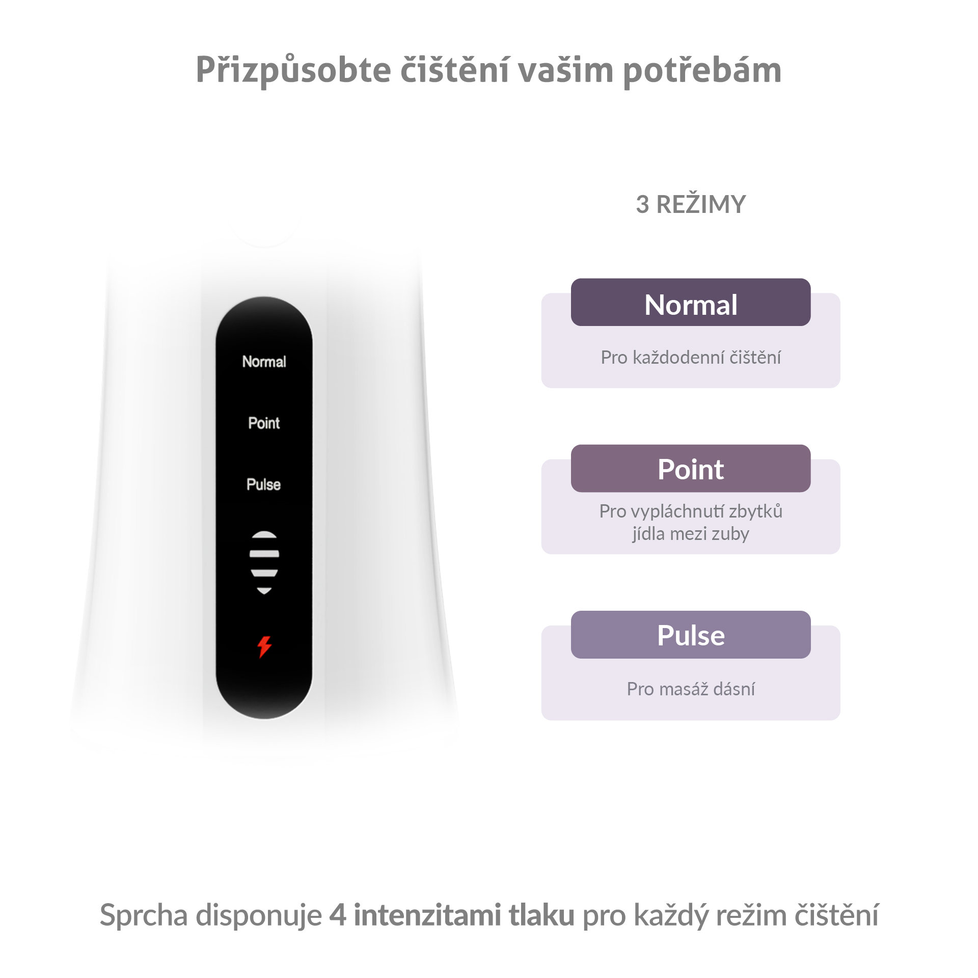 Elektrická ústní sprcha TrueLife AquaFloss Compact L100