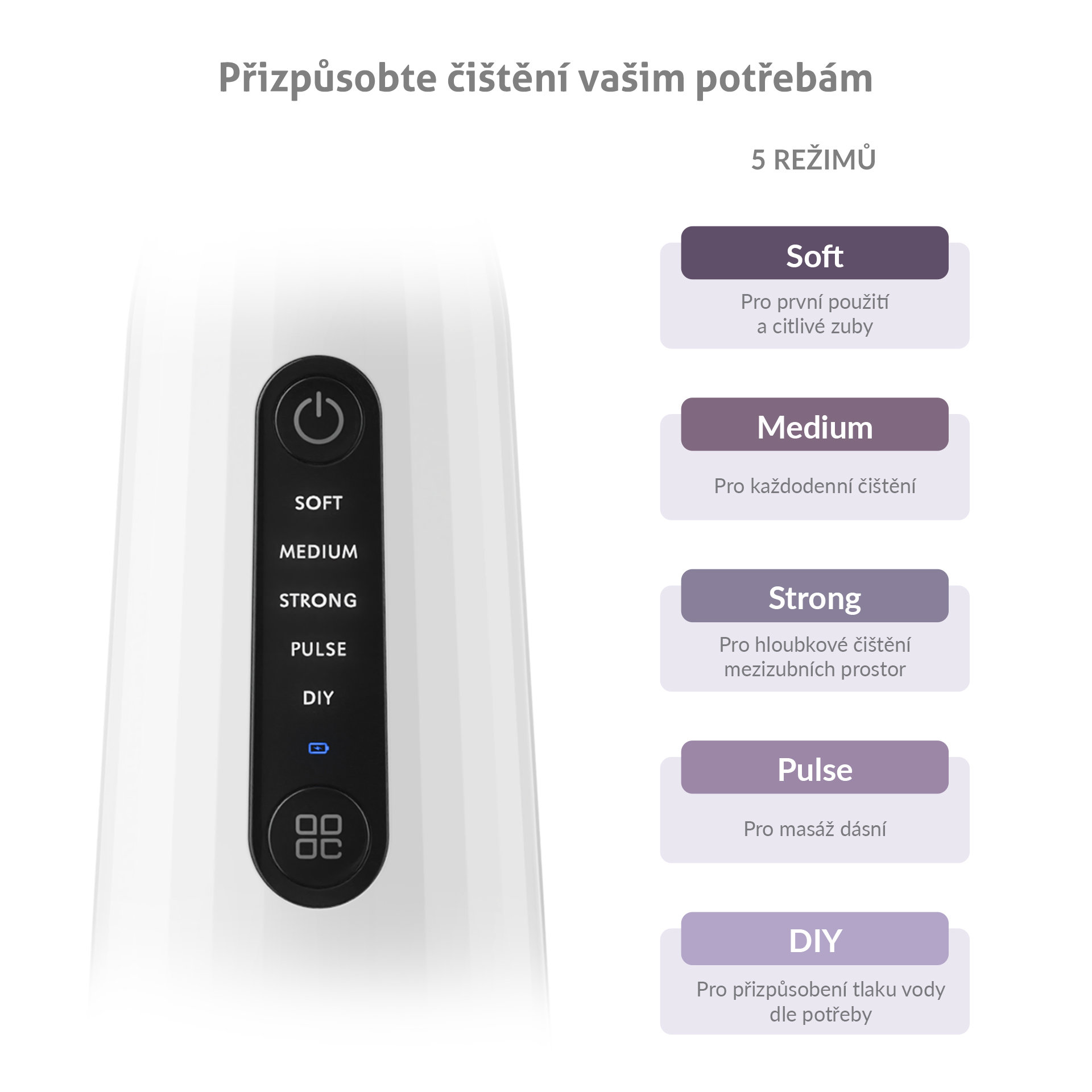 Elektrická ústní sprcha Truelife AquaFloss Compact C200