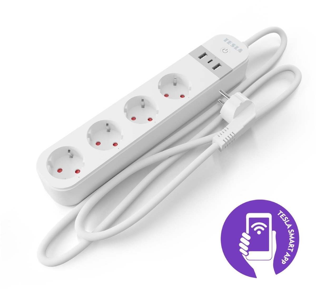 Chytrá zásuvka Tesla Smart Power Strip PS300