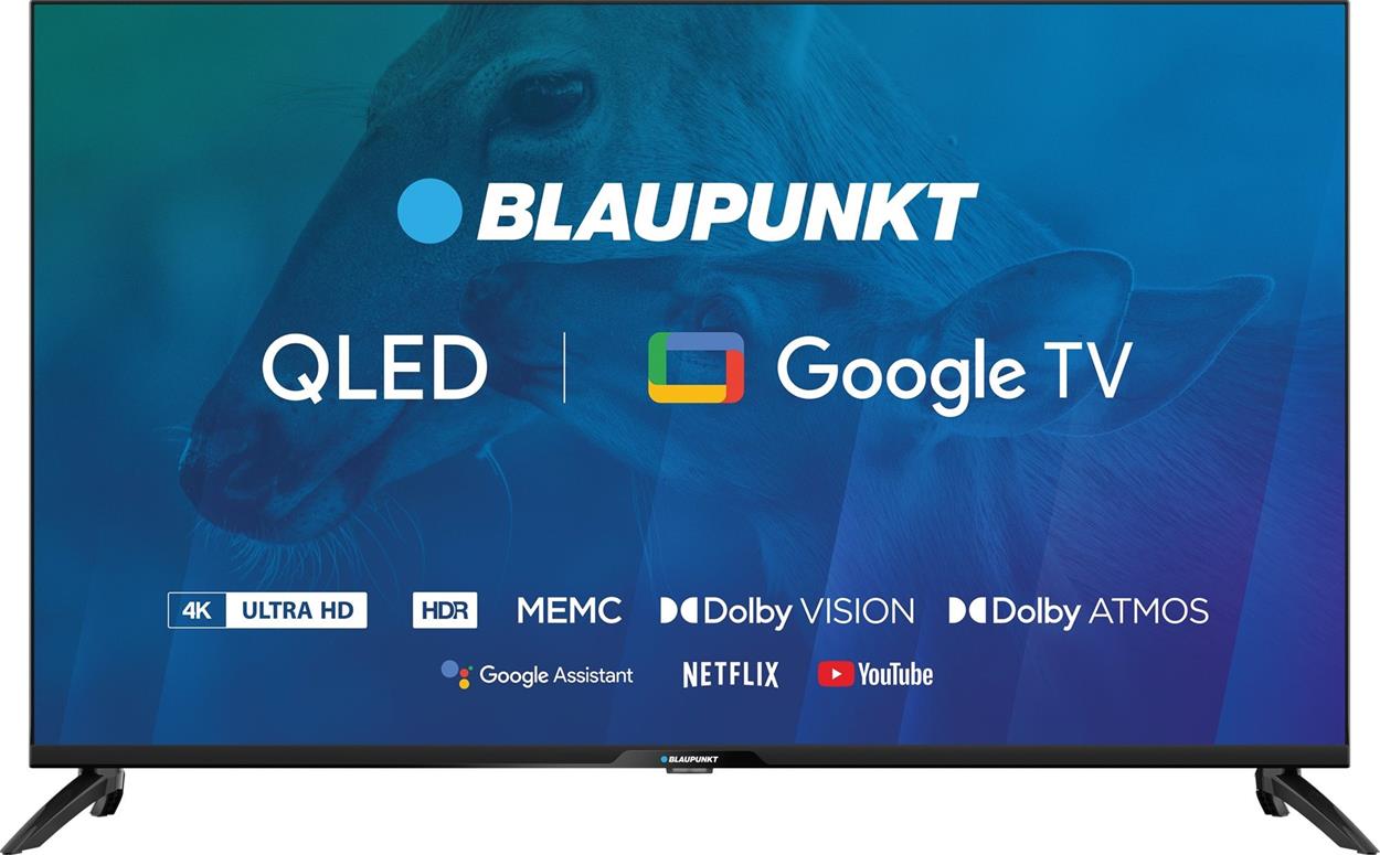 Google TV QLED televízor Blaupunkt 43QBG7000S