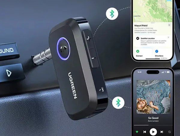 Bluetooth adaptér UGREEN Car Bluetooth Audio Receiver