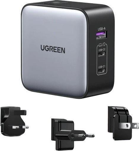 Nabíjačka do siete Ugreen USB-A+2*USB-C 65W GaN Tech Worldwide Travel Fast Charger