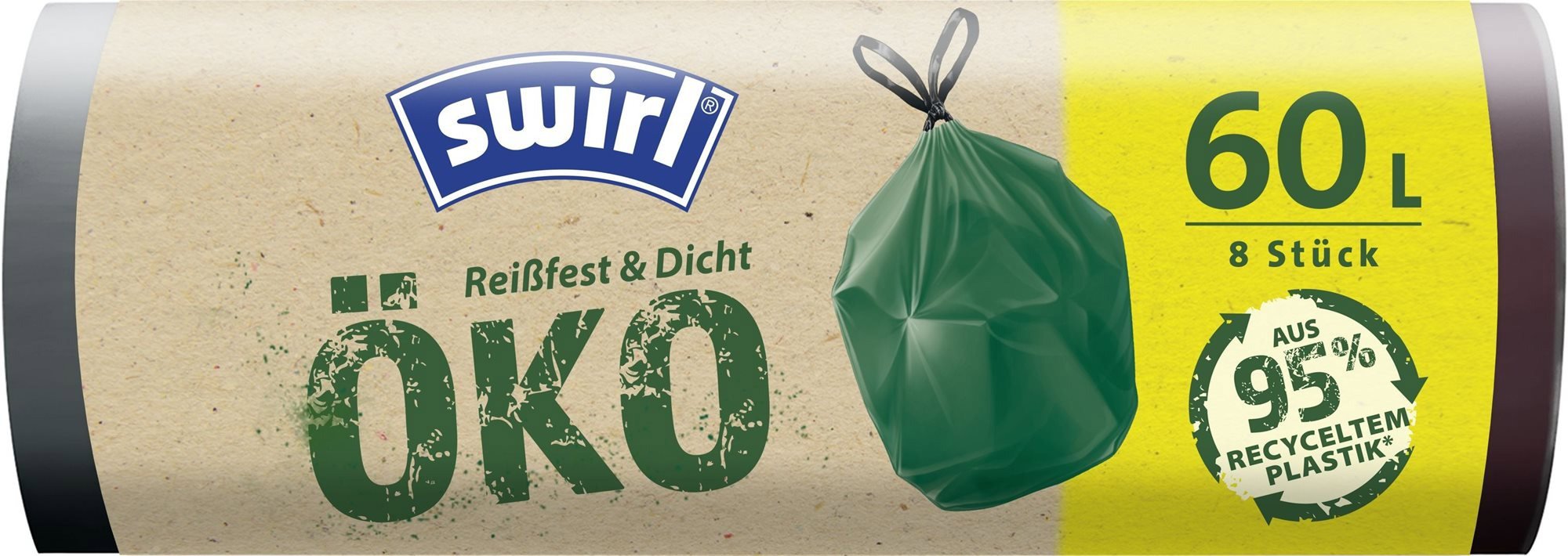 SWIRL EKO Zatahovací pytle 60 l, 8 ks