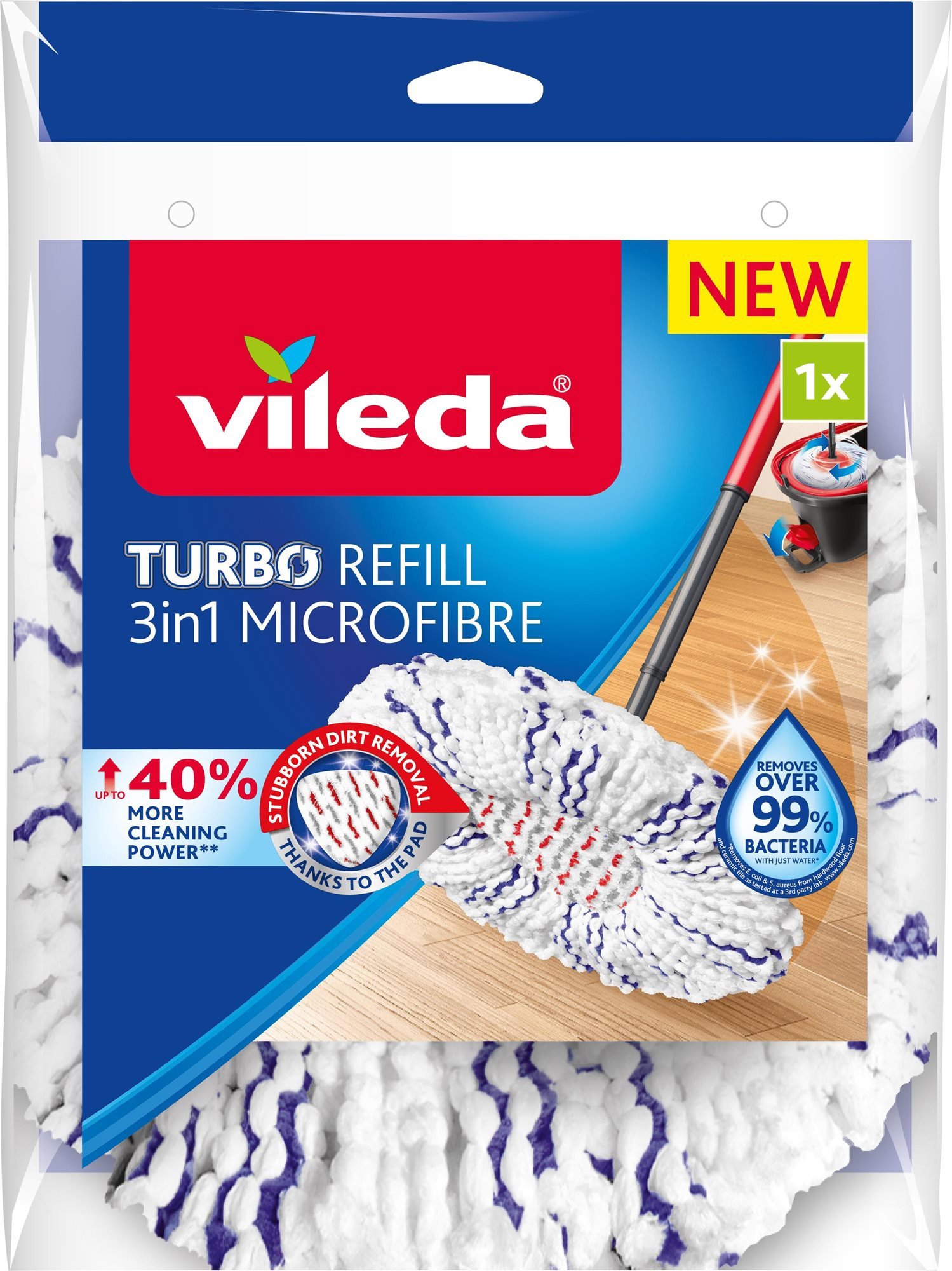 Náhradní mop VILEDA Turbo 3v1 náhrada