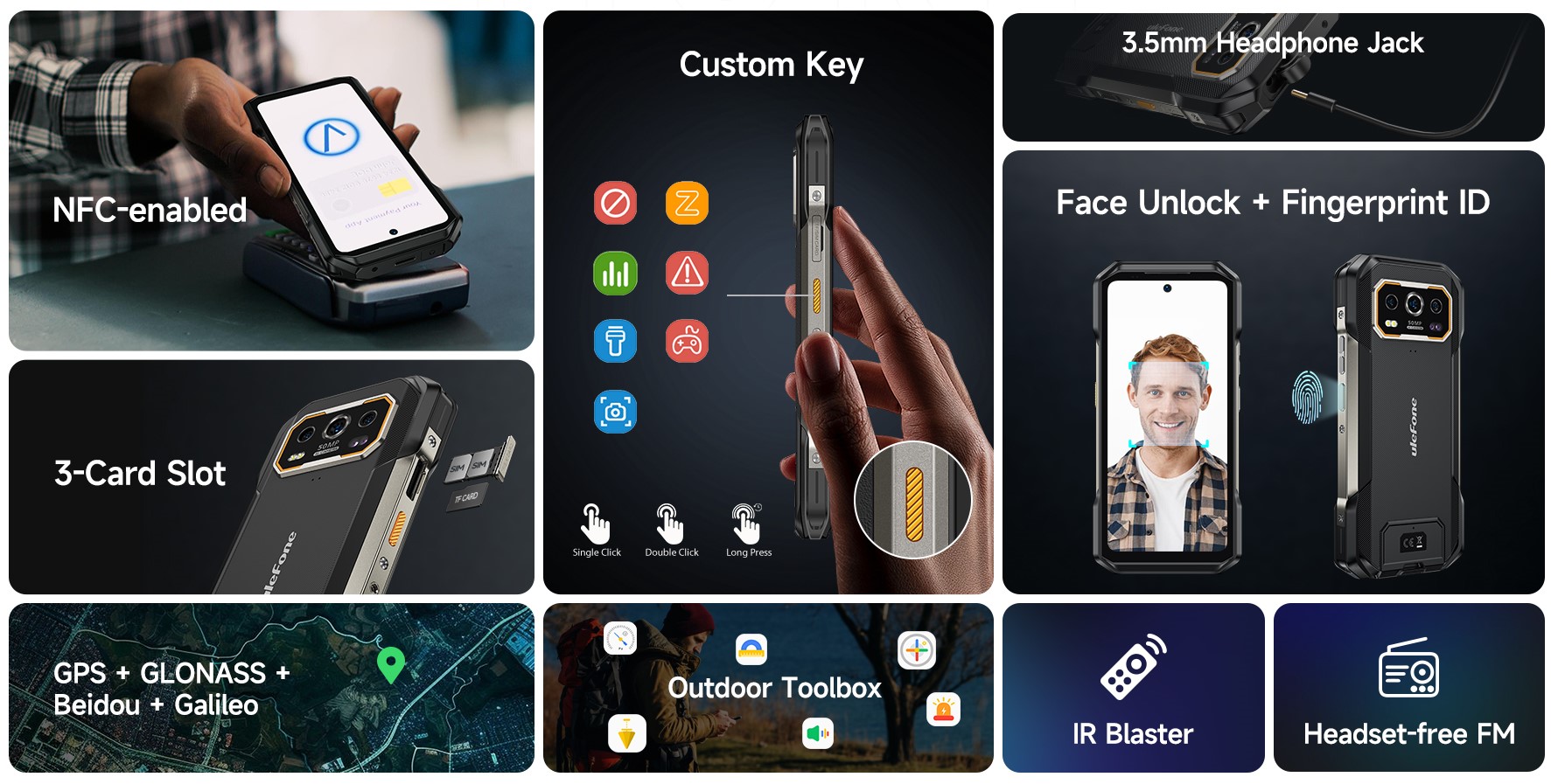 Mobilní telefon Ulefone Armor 27 Pro Black