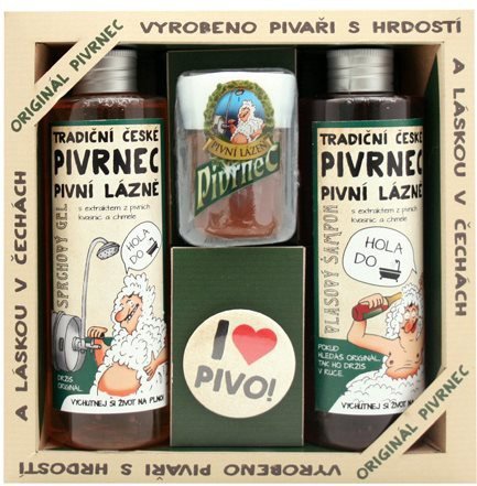 BOHEMIA GIFTS Sada Pivní kosmetiky Pivrnec III.