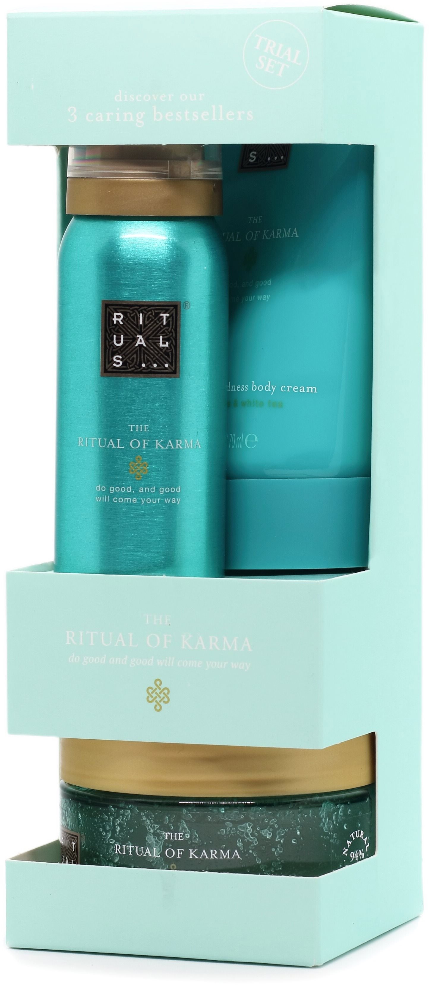 árková kosmetická sada RITUALS The Ritual of Karma Trial Set 245 ml