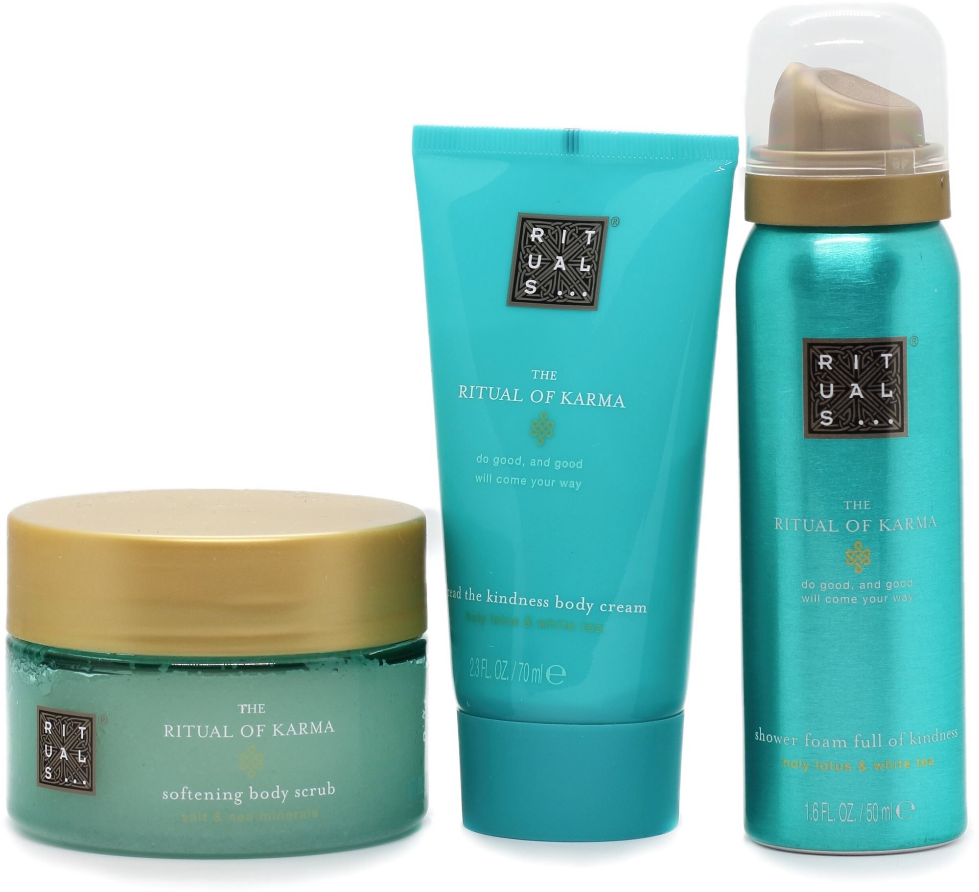 árková kosmetická sada RITUALS The Ritual of Karma Trial Set 245 ml