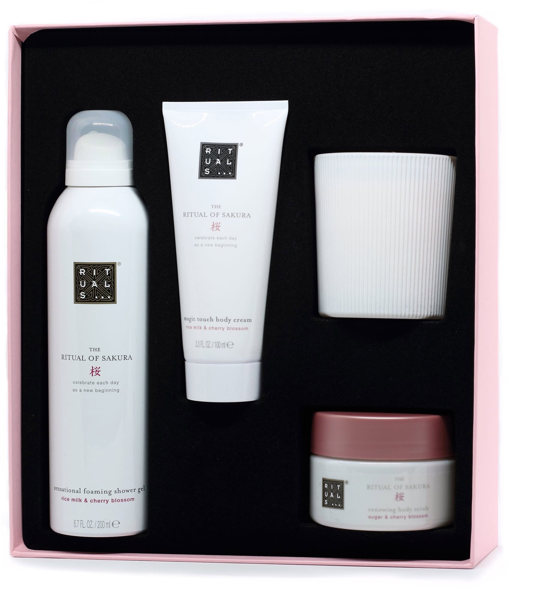 Dárková kosmetická sada RITUALS The Ritual of Sakura Renewing Routine Medium Set 565 ml