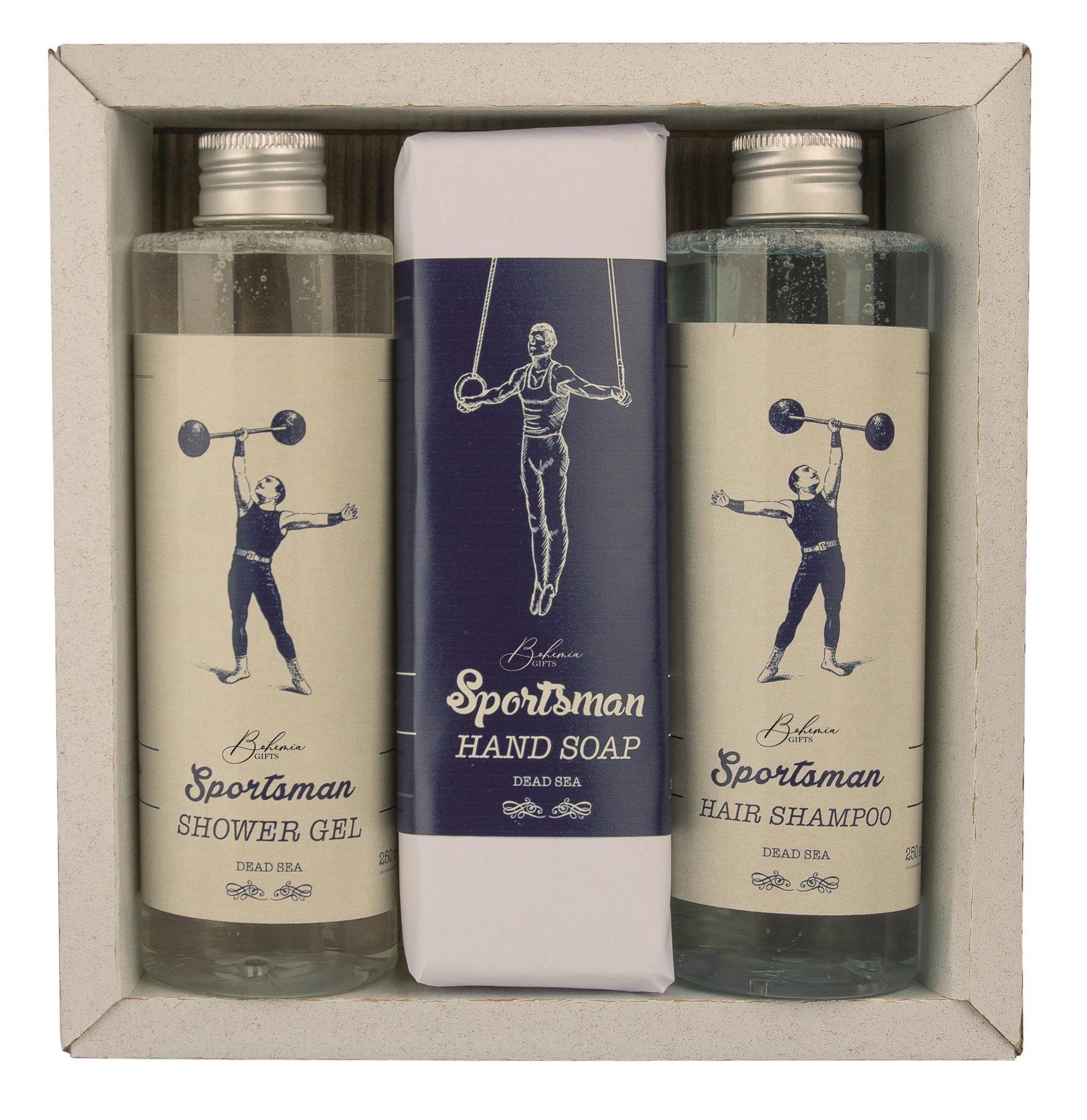 Men's cosmetic set BOHEMIA GIFTS Sportsman 500 ml