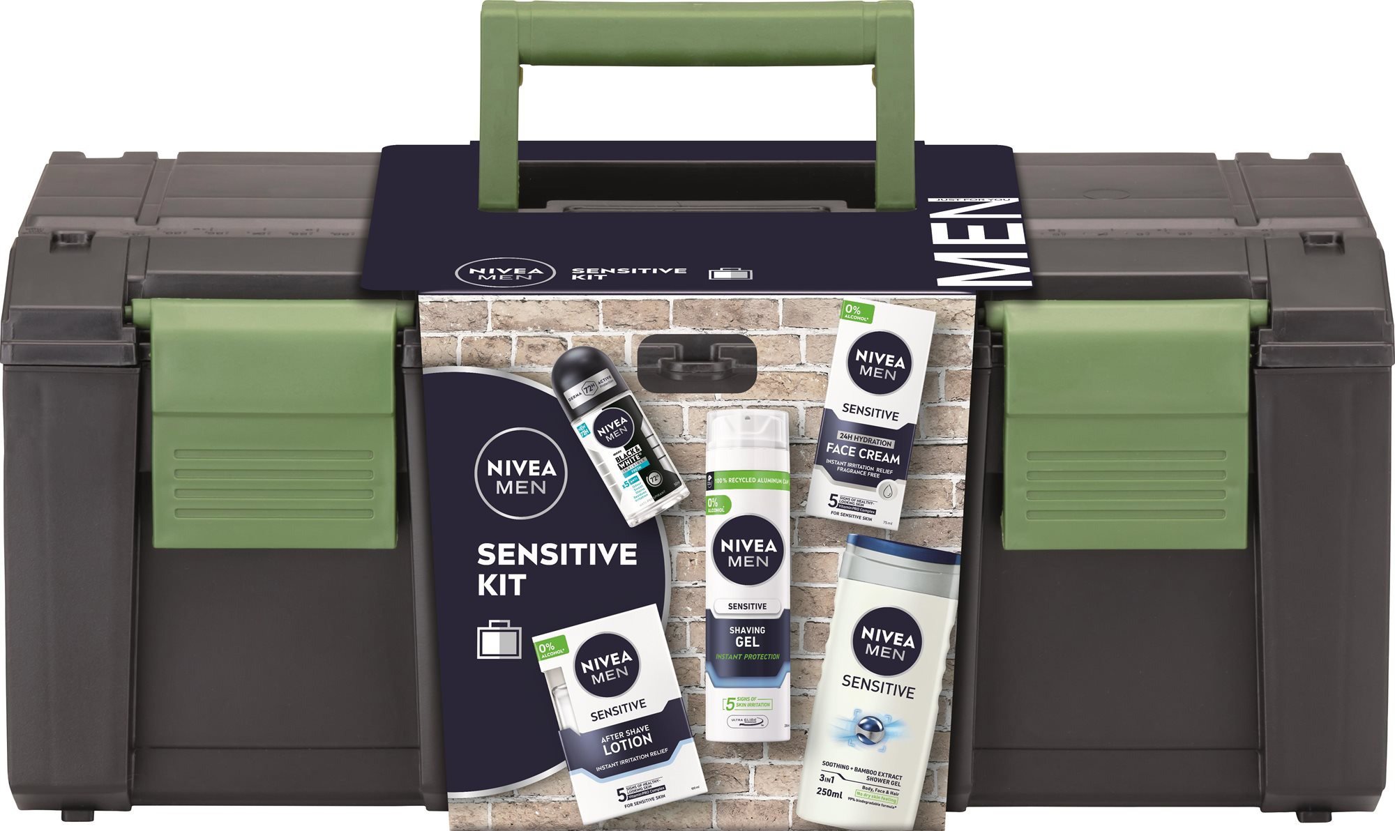 Men's cosmetic set NIVEA MEN Toolbox 2024 675 ml