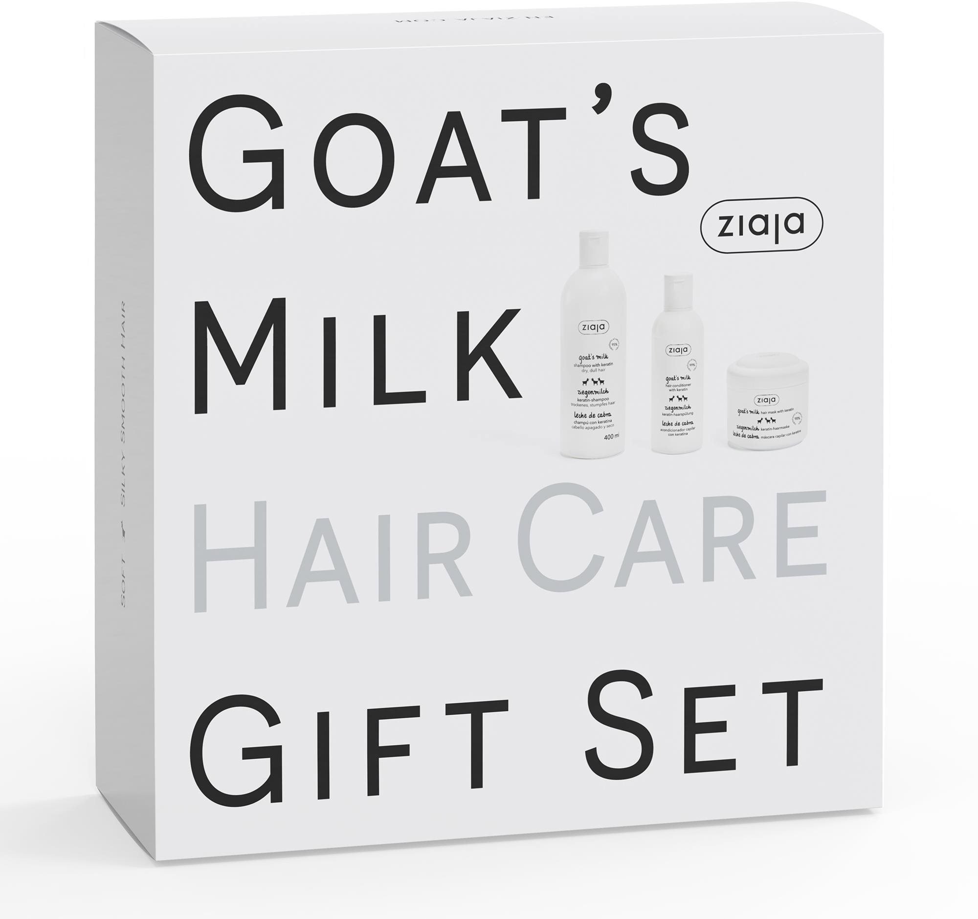 Set of hair cosmetics ZIAJA Goat milk 800 ml