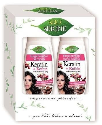 BIONE COSMETICS Gift set Keratin + Caffeine 520 ml