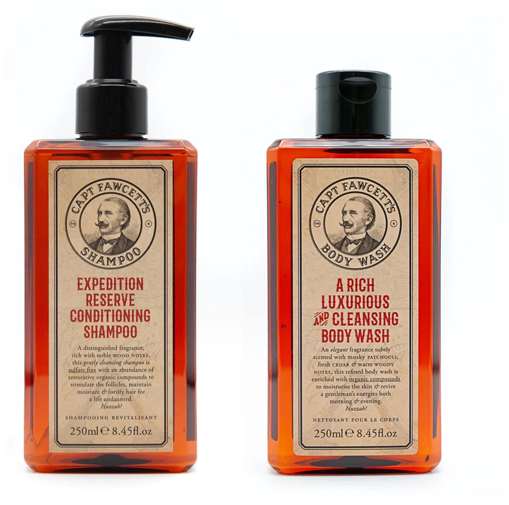 CAPTAIN FAWCETT Gift Set Body Wash & Shampoo 500 ml