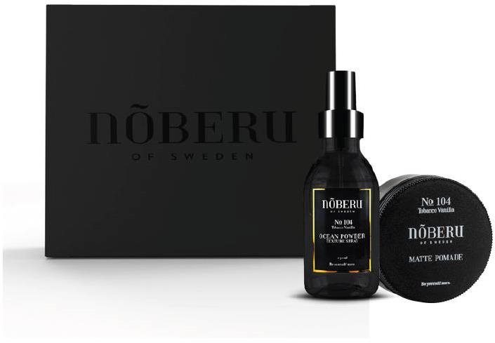 Men's cosmetic set NOBERU Tobacco Vanilla Matte Texture 230 ml