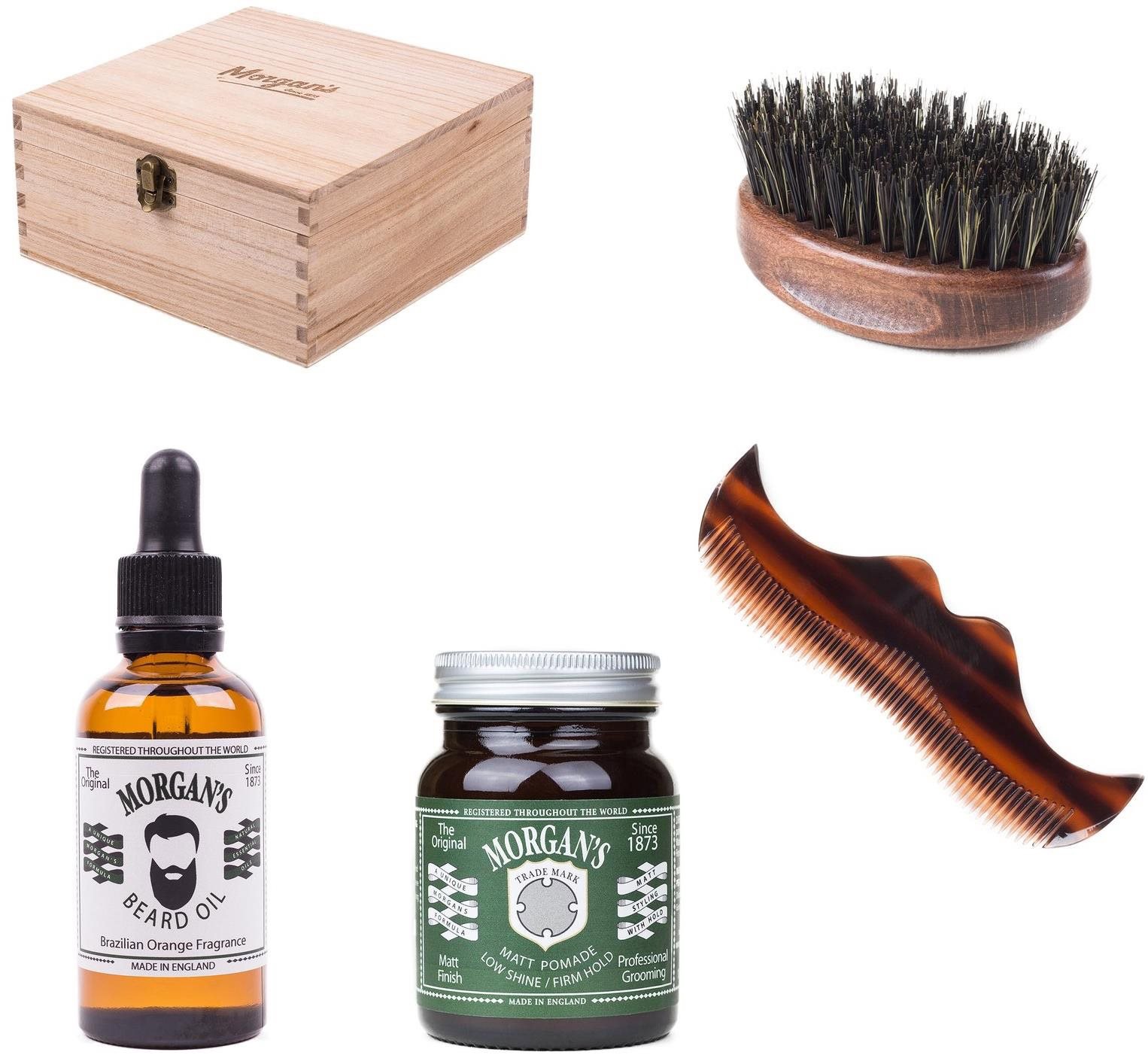 Men's cosmetic set MORGAN'S Brazilian Orange Beard Gift Set 50 ml