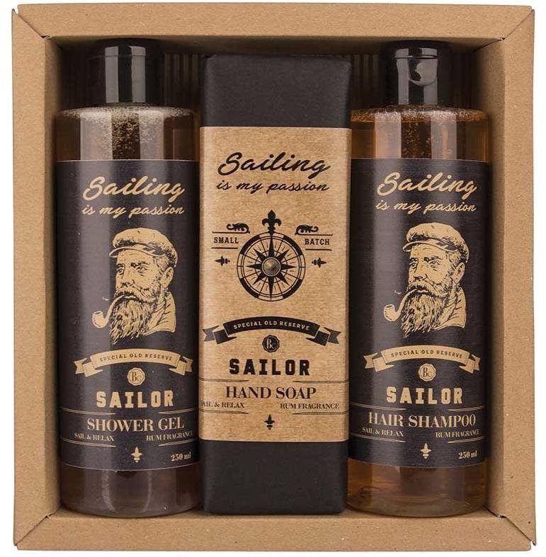 Gift cosmetic set BOHEMIA GIFTS Sailor 500 ml