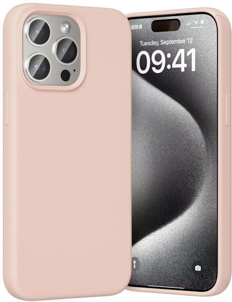 Kryt na mobil Vention Liquid Silicone Case for iPhone 13 Pro with MagSafe Dusty Pink