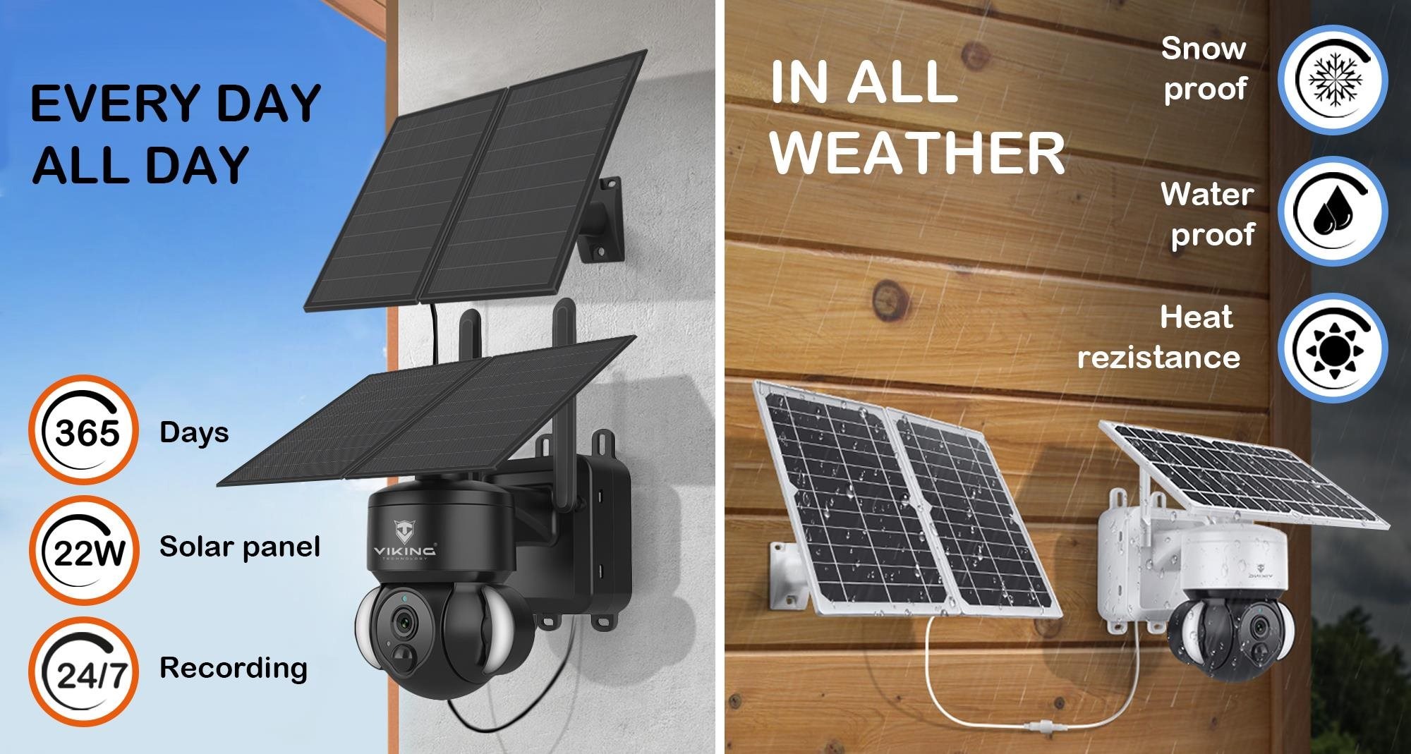 Solární HD kamera VIKING HDs02 4G