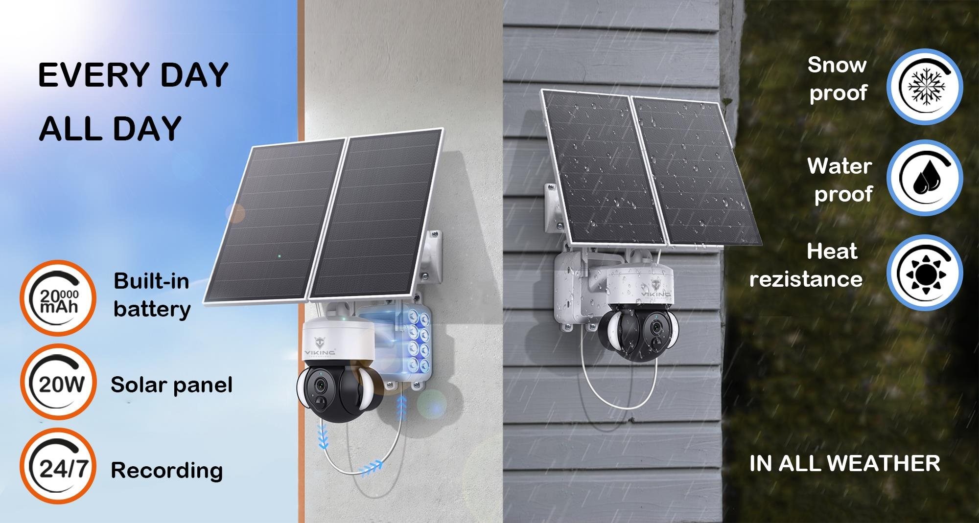 Solární HD kamera VIKING HDs03 4G
