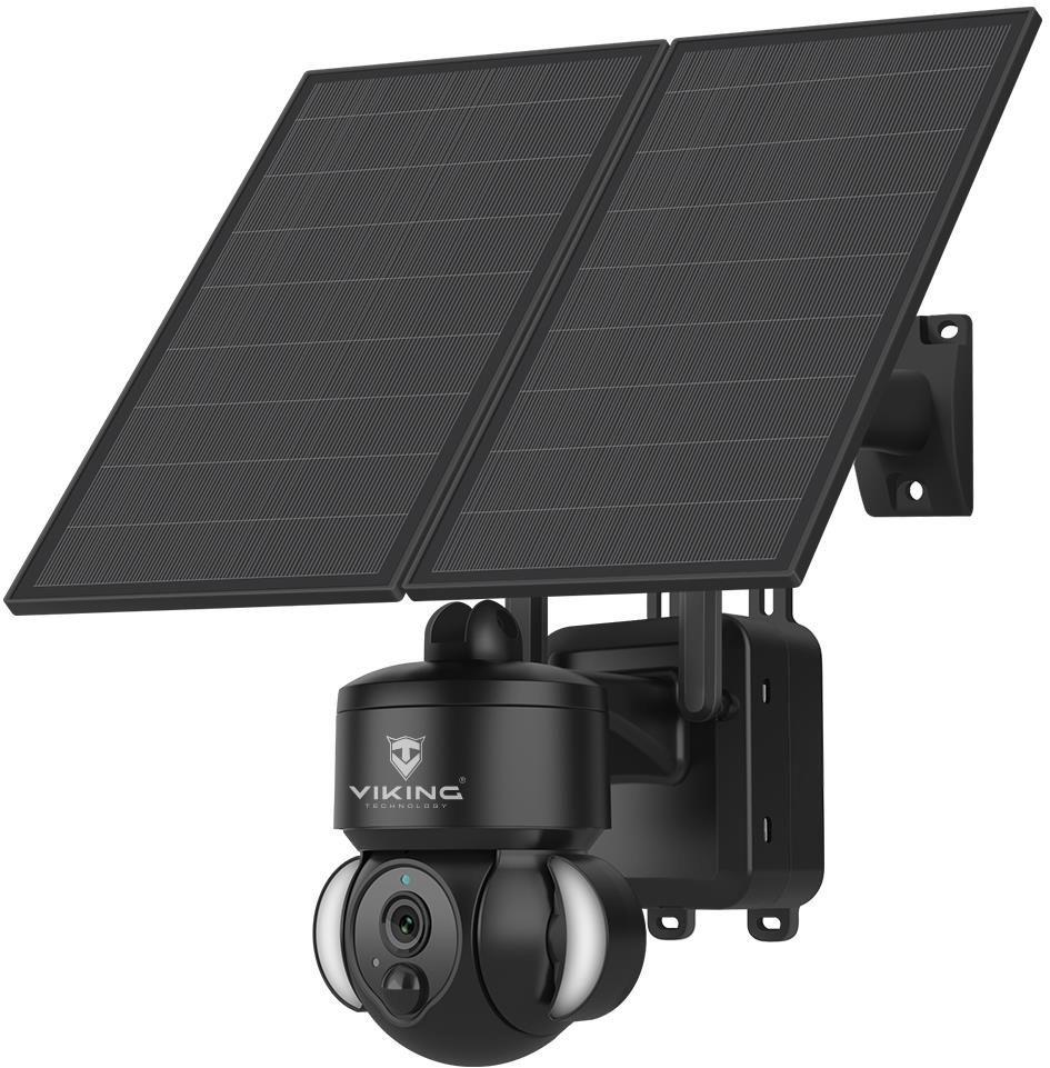 Bezpečnostná kamera Viking Solárna HD kamera HDs03 4G čierna
