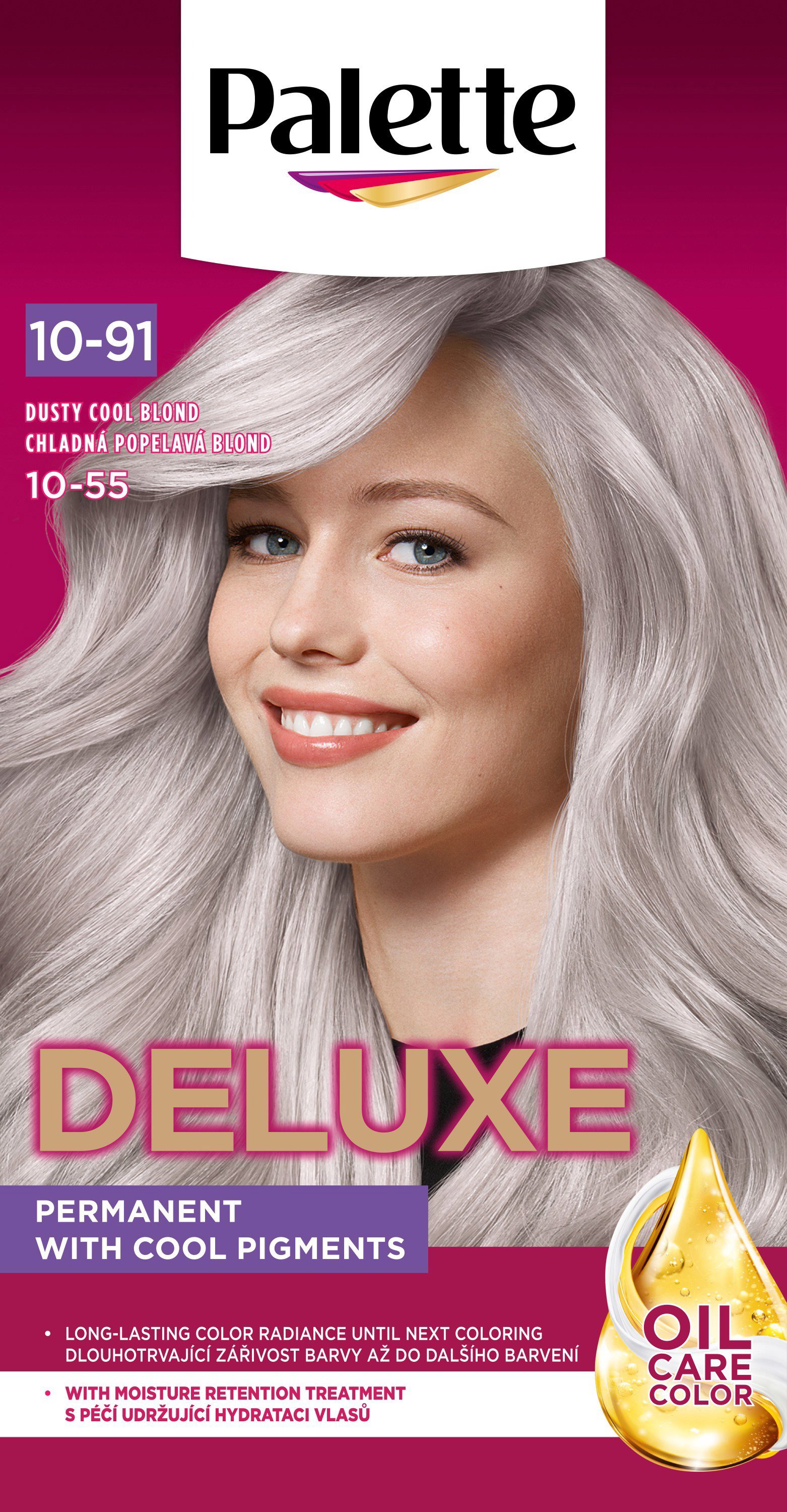 Zesvětlovač vlasů SCHWARZKOPF PALETTE Deluxe 10-55 Popelavý chladný blond 50 ml