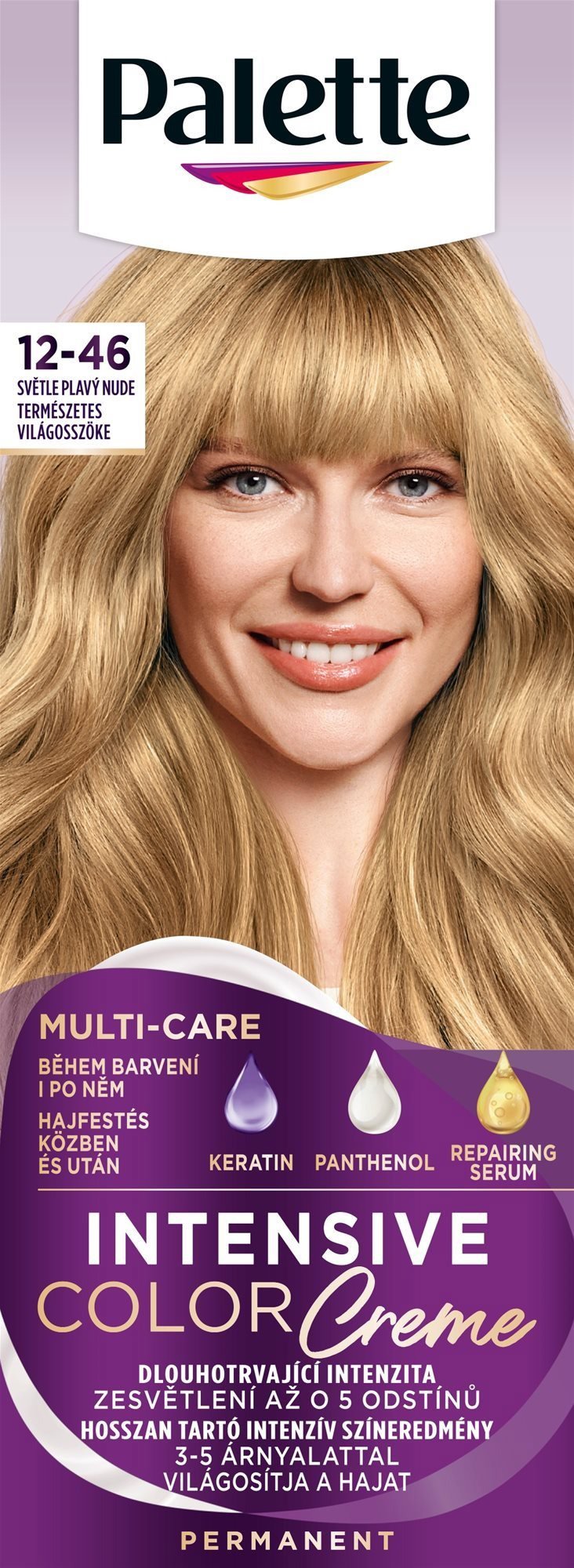 Hair colour SCHWARZKOPF PALETTE Intensive colour Cream 12-46 (BW12) Light fawn nude
