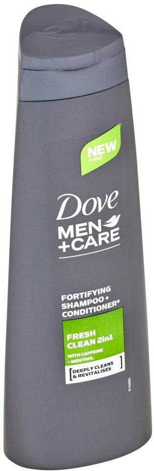 Šampon pro muže Dove Men+Care Fresh Clean 2v1 šampon a kondicionér pro muže 400ml