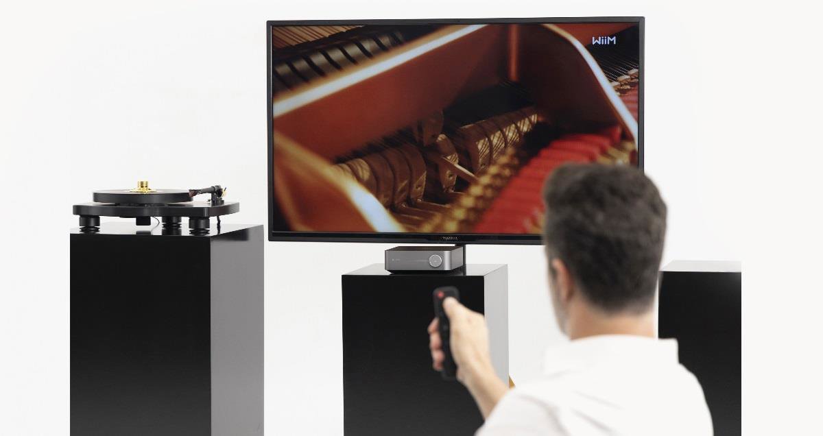 Wiim Amp Pro can also be combined with TV