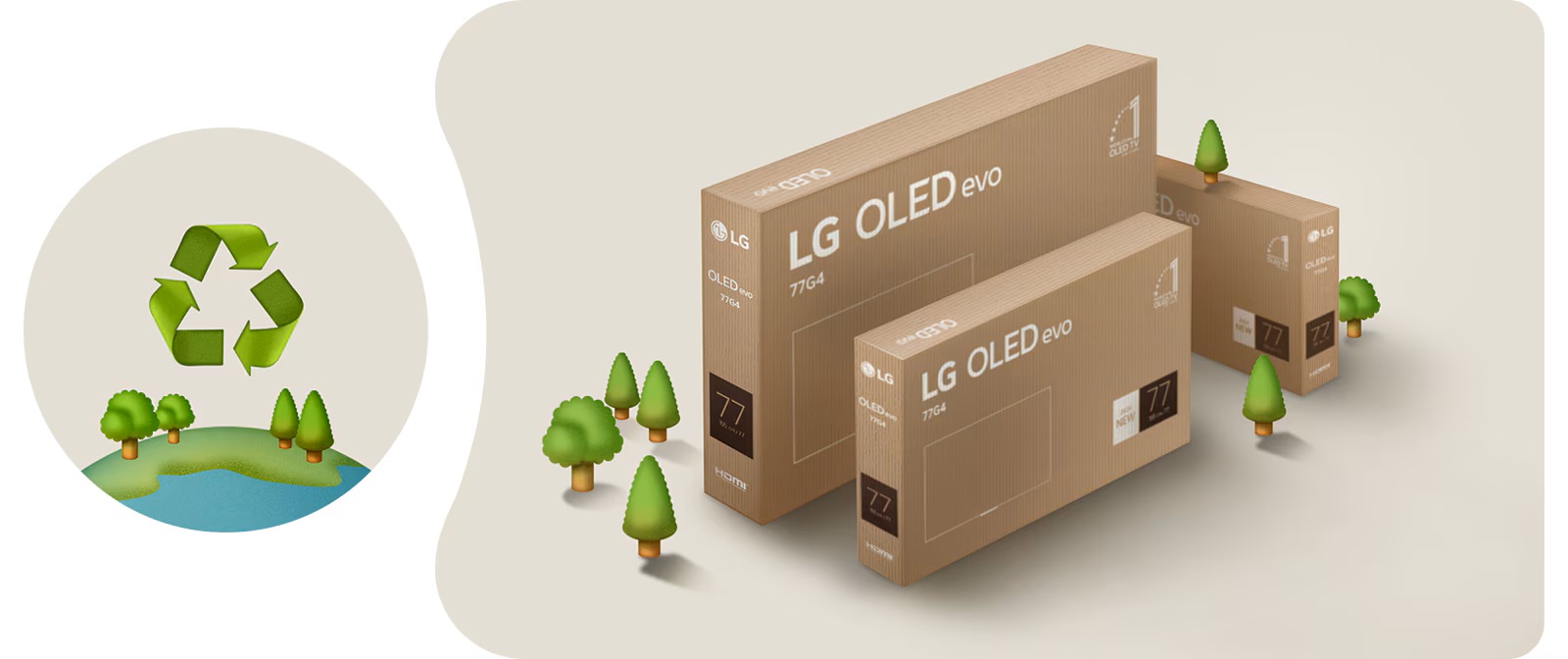 Chytrá TV LG OLED83G45