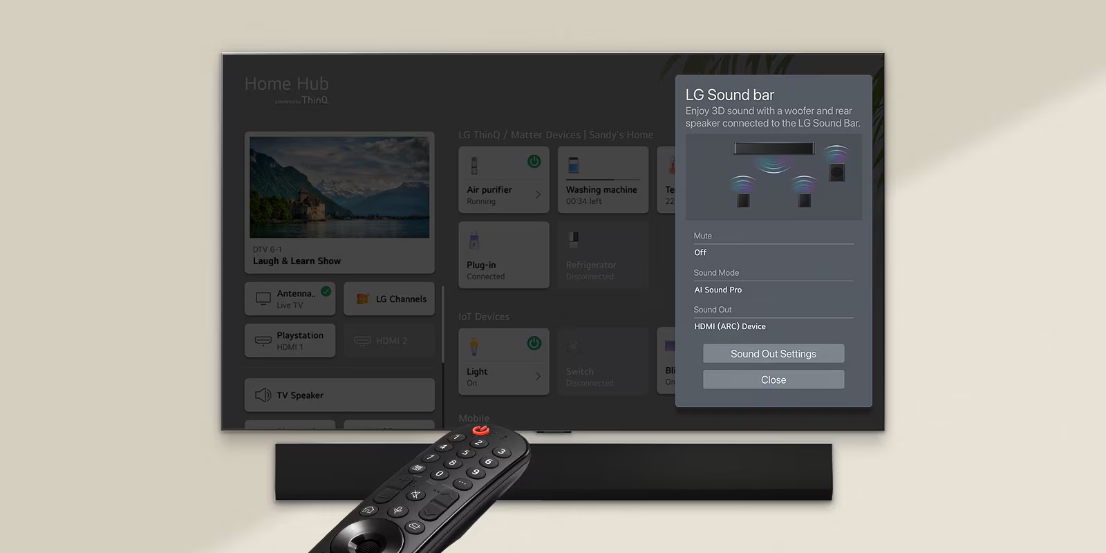 Chytrá TV LG OLED83G45