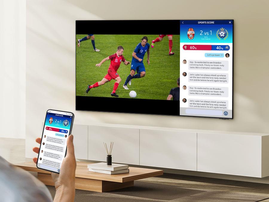Smart QLED TV televízor 85 palcov Samsung QE85Q70D